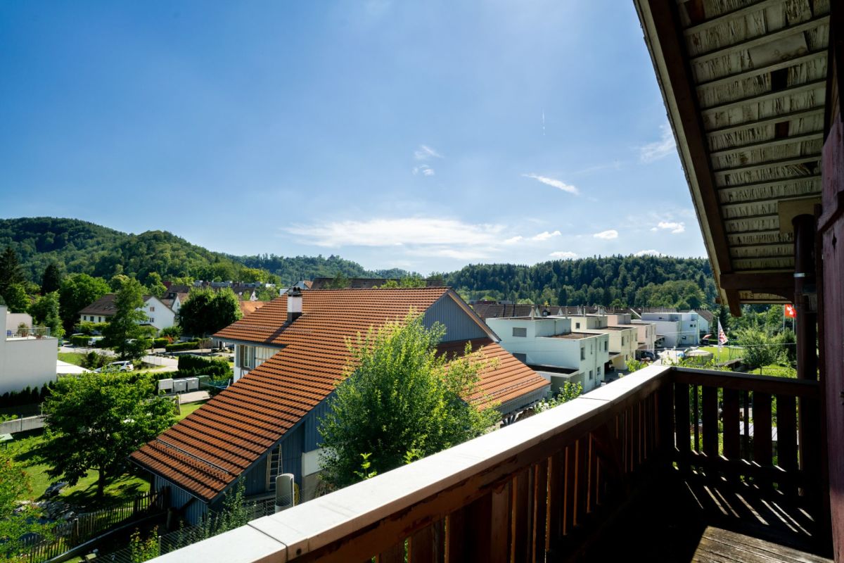 Balkon mit weiter Aussicht