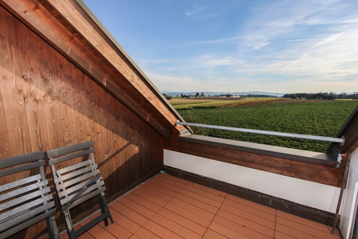 Balkon mit Landschaftsblick