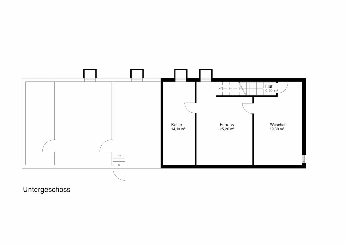 Untergeschoss-Grundriss