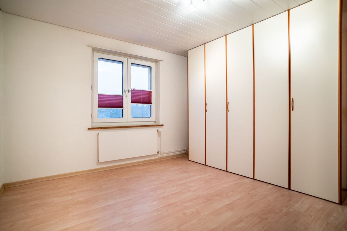 Schlafzimmer mit Einbauschrank