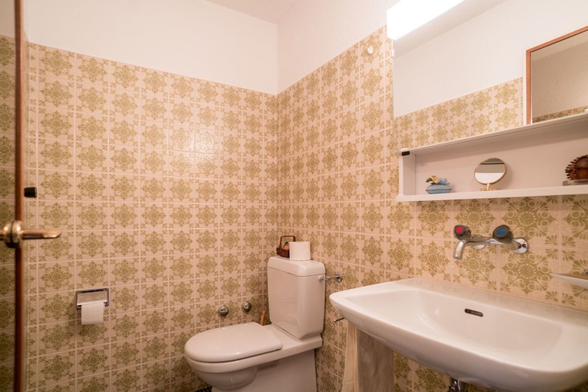 Kleines Vintage-Gäste-WC