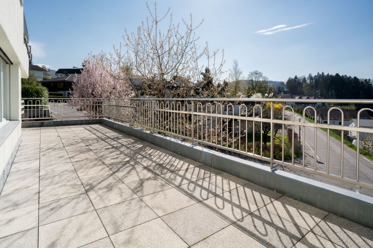 Balkon mit Blick ins Grüne