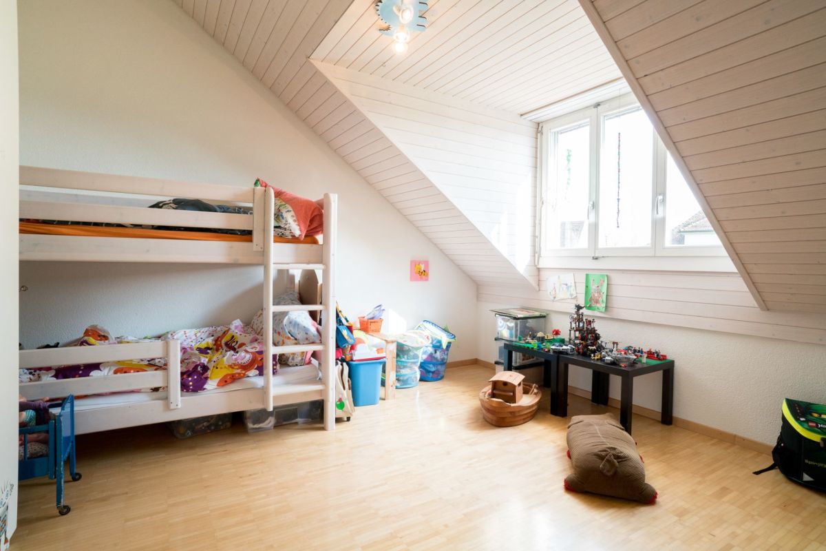 Kinderzimmer im Dachgeschoss