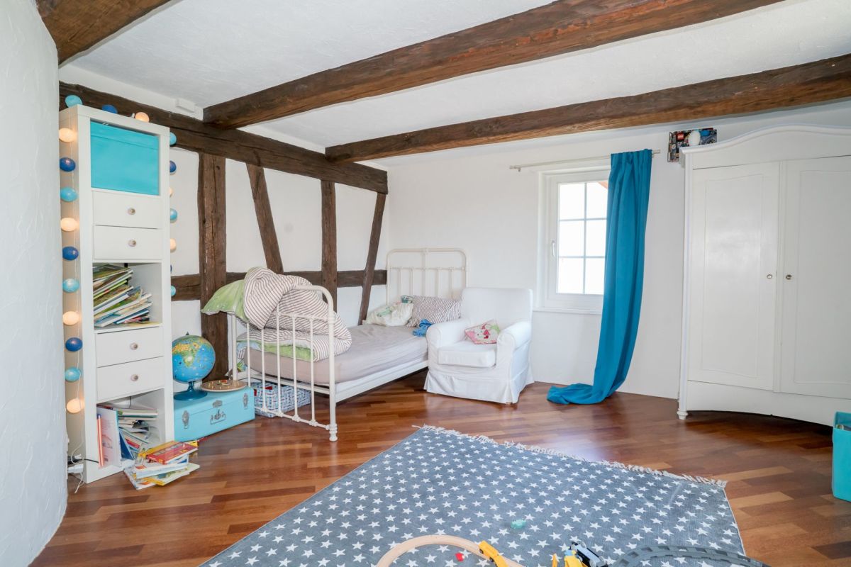 Kinderzimmer im Dachgeschoss