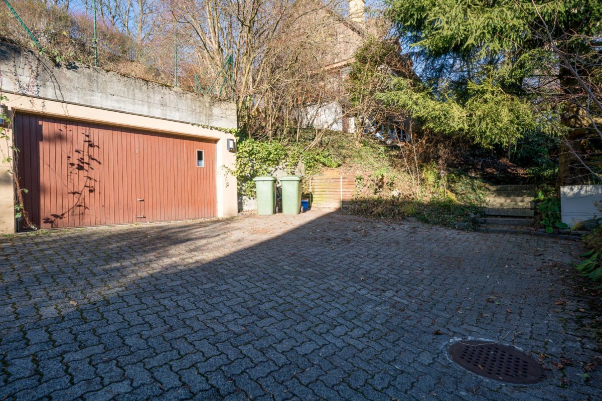Zufahrt mit Garagenbereich