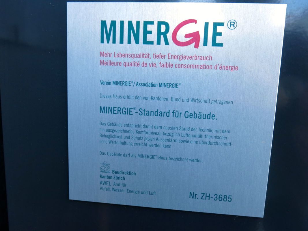 MINERGIE-Energieschild