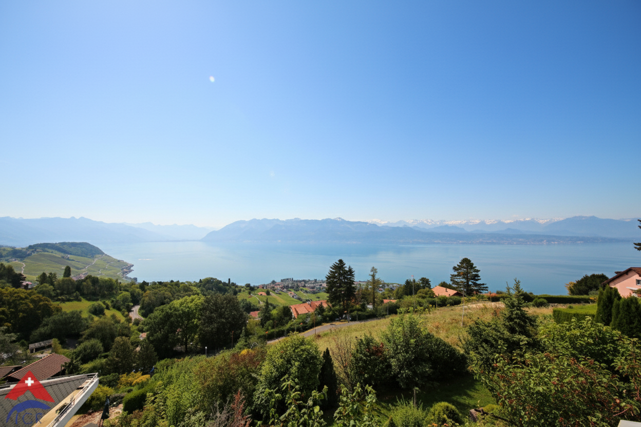 Seeblick mit Bergpanorama