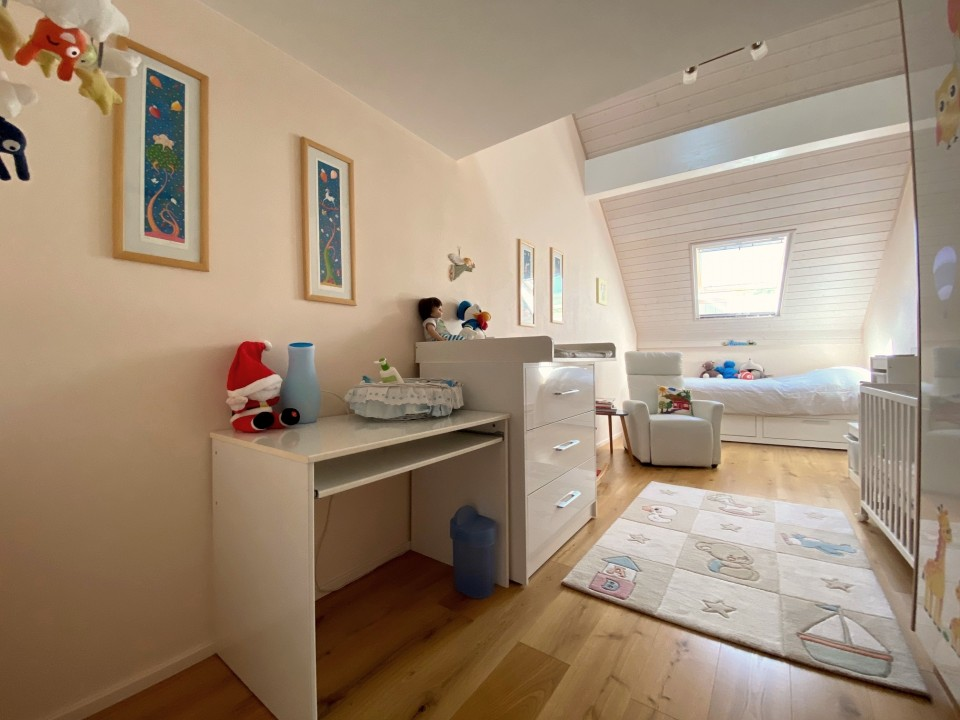 Kinderzimmer im Dachgeschoss
