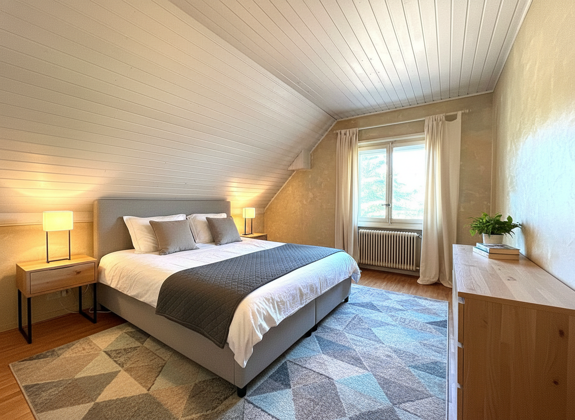 Schlafzimmer im Dachgeschoss