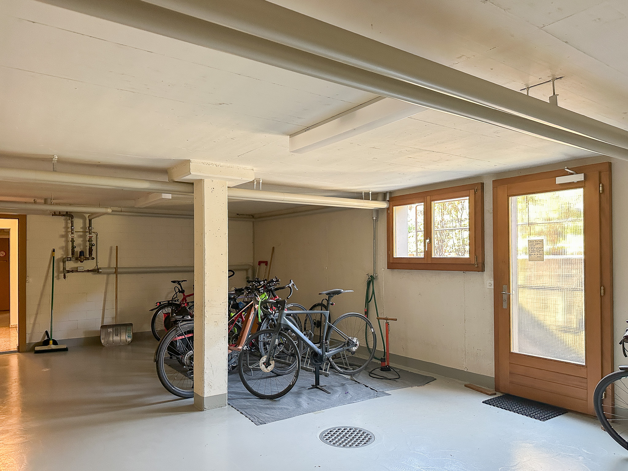 Fahrradkeller mit Außenzugang