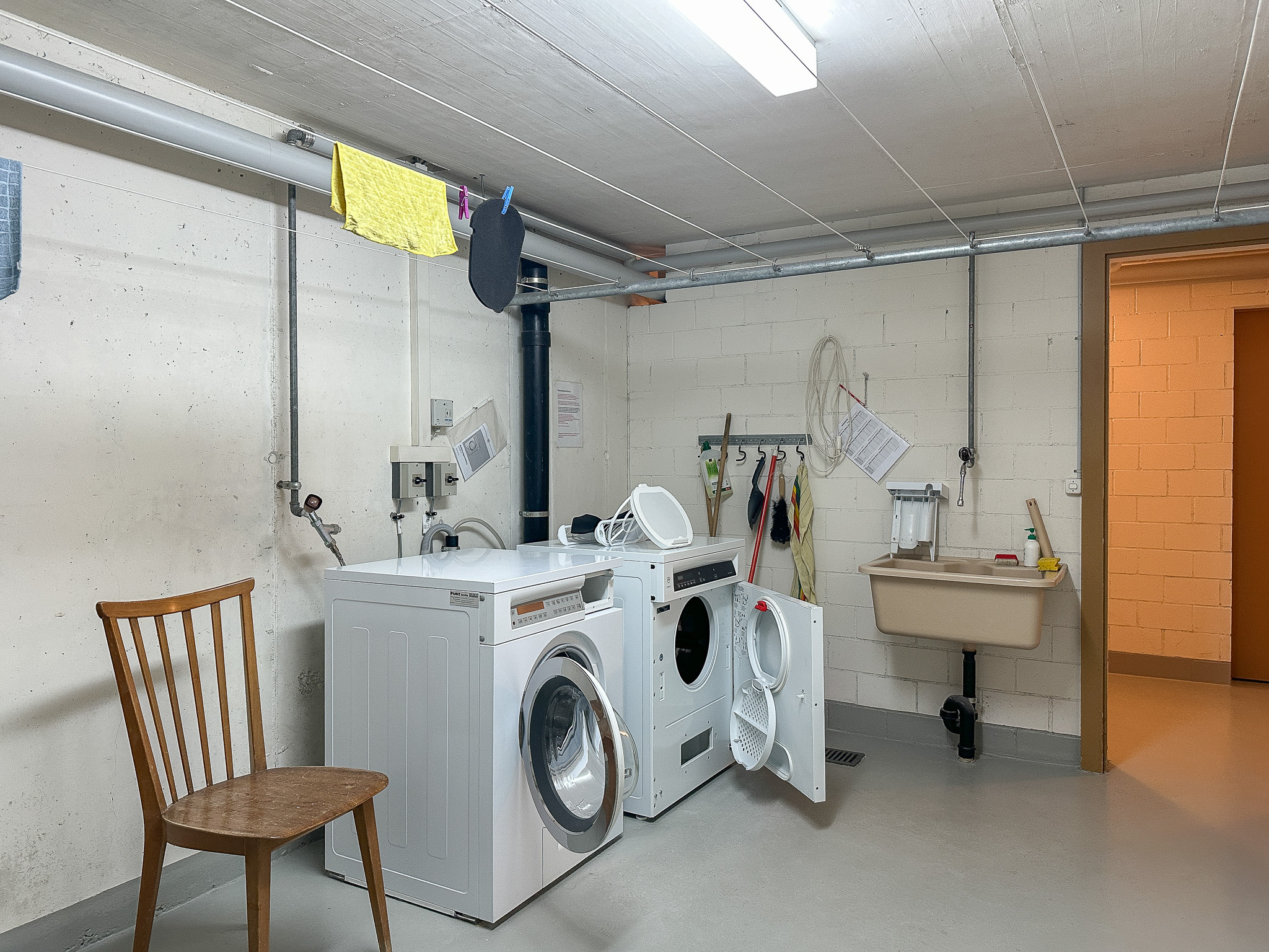 Wasch- und Hauswirtschaftsraum im Keller