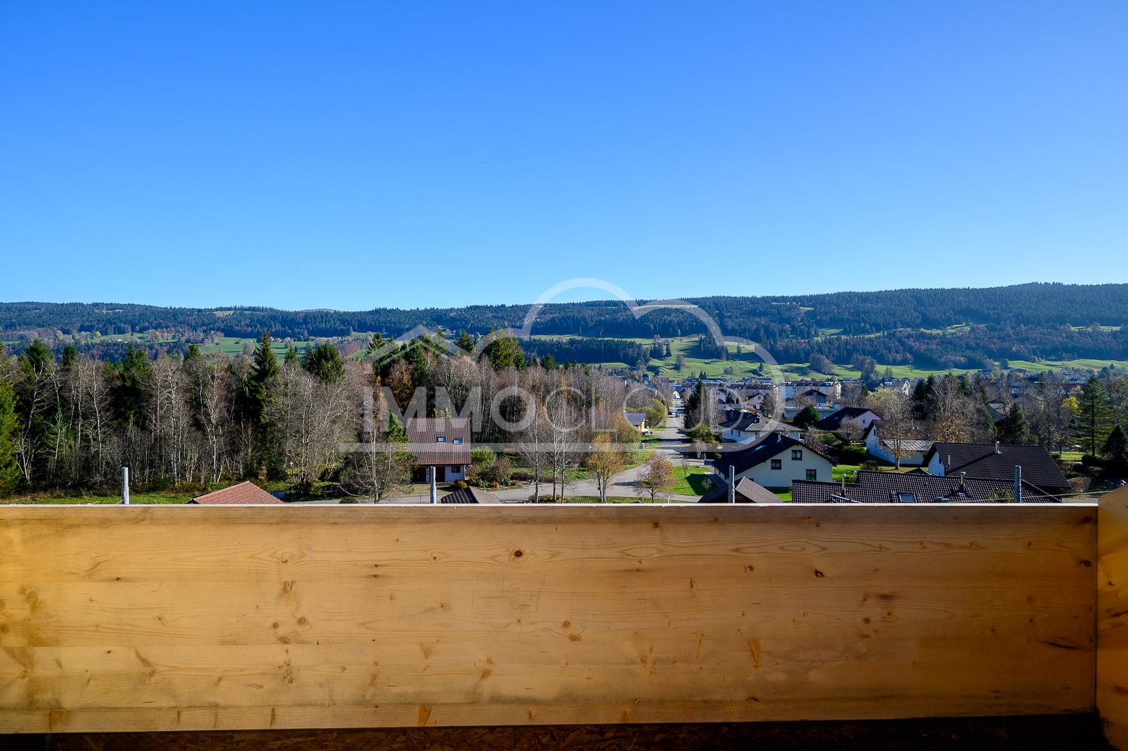 Balkon mit Talblick