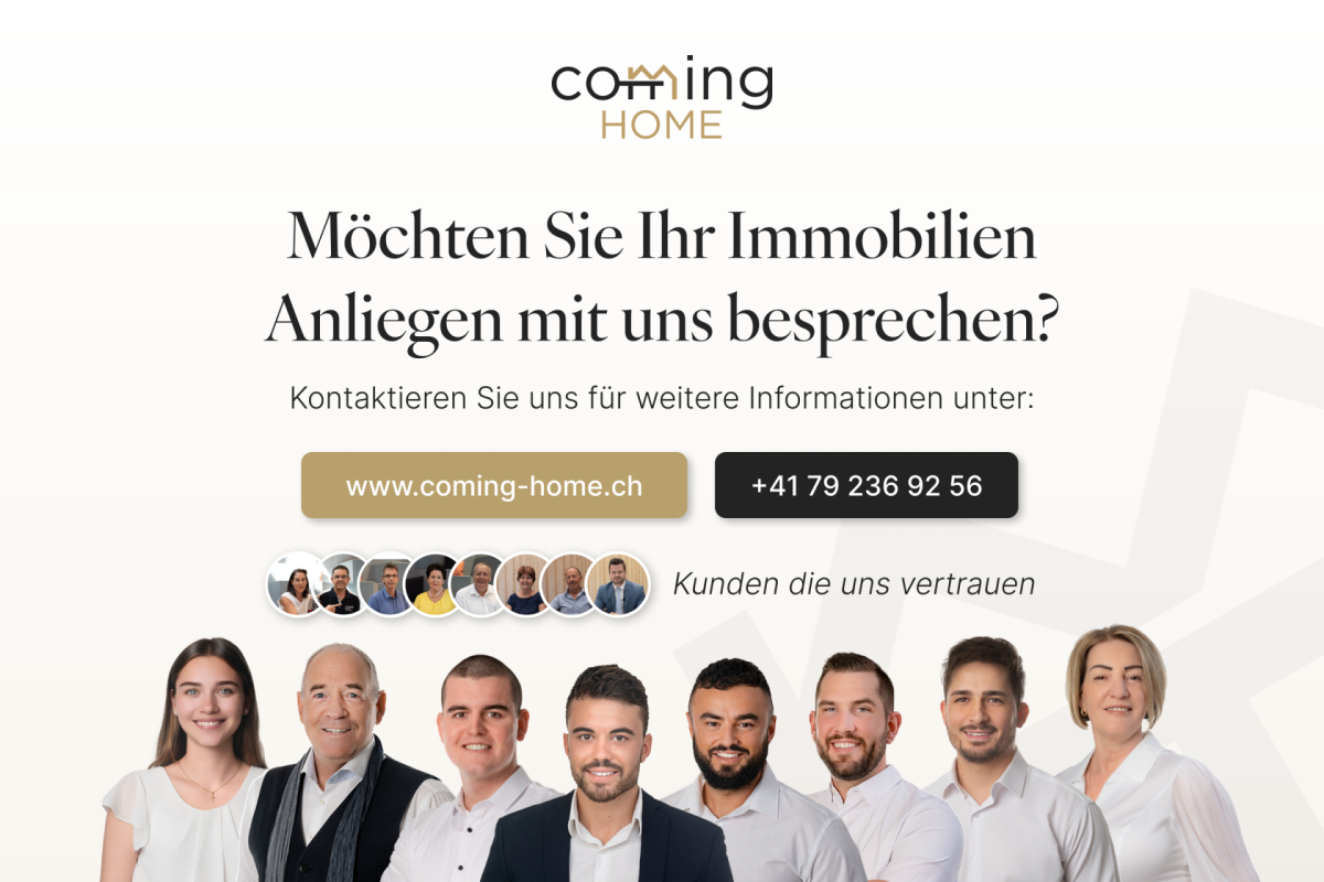 Werbebanner mit Immobilienkontakt