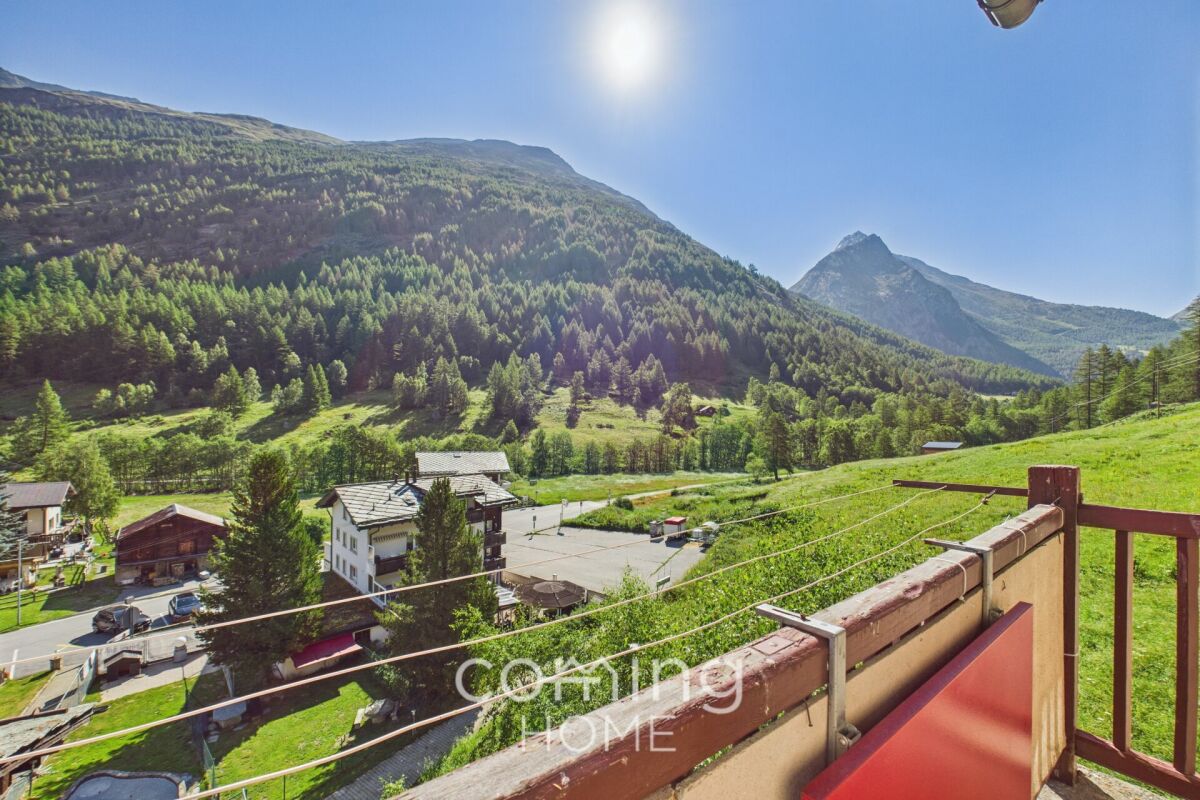 Bergpanorama vom Balkon