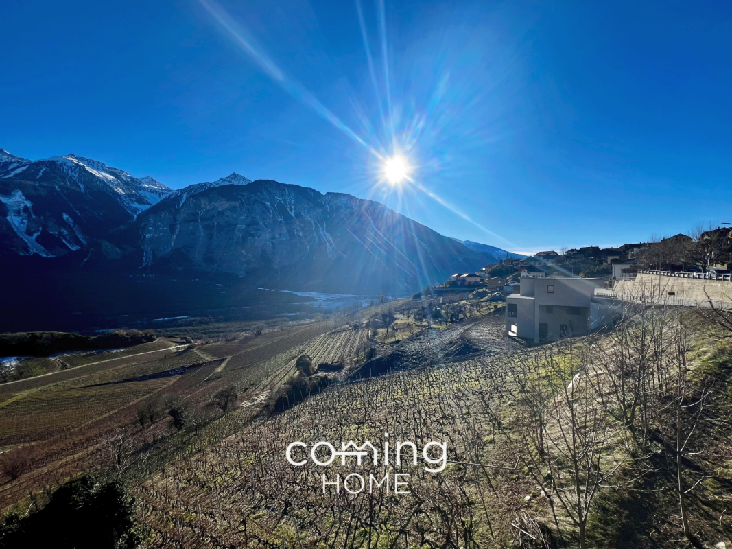 Alpenlandschaft mit Talblick