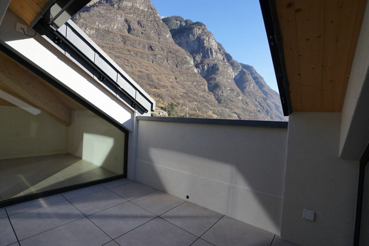 Dachterrasse mit Bergblick