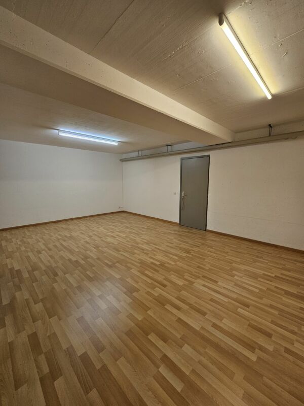 Karger Kelleraum mit Holzboden