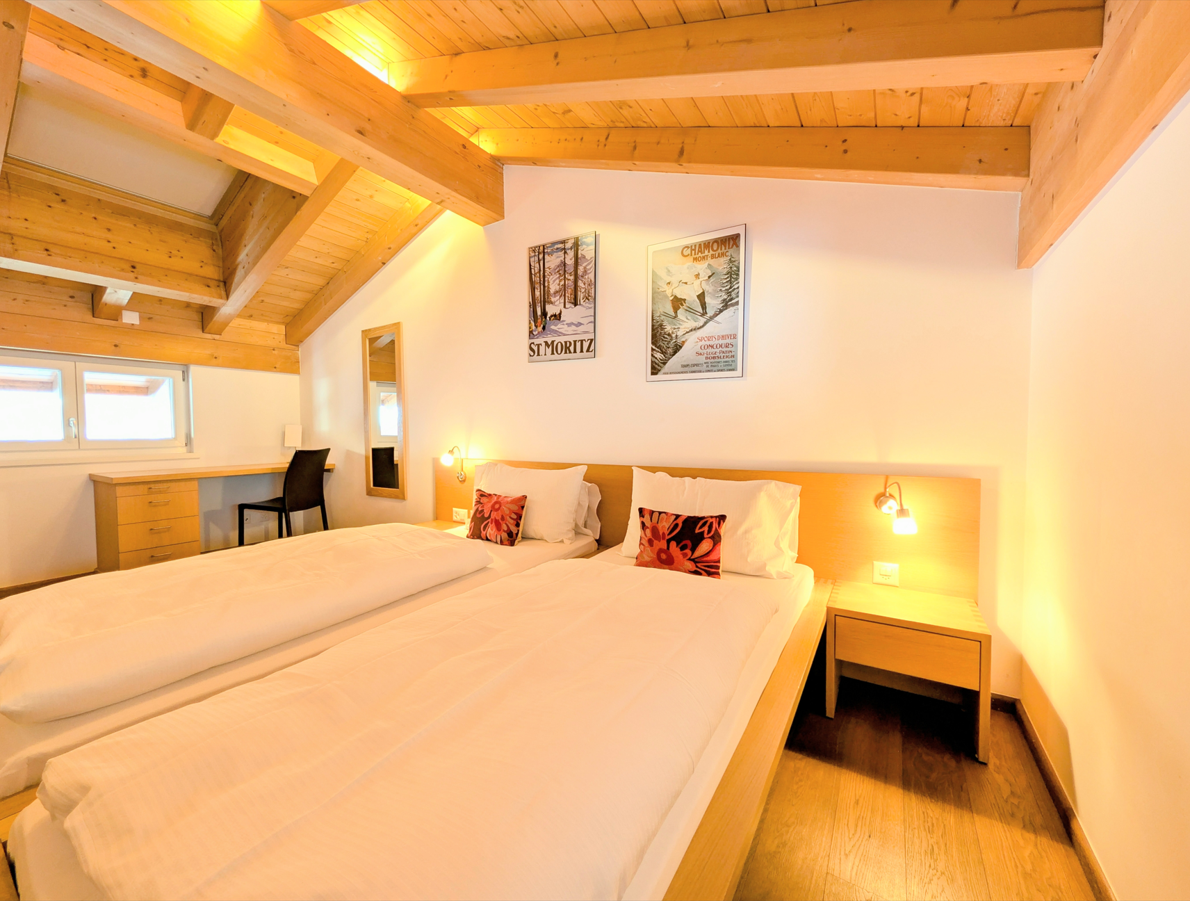 Gemütliches Dachgeschoss-Schlafzimmer