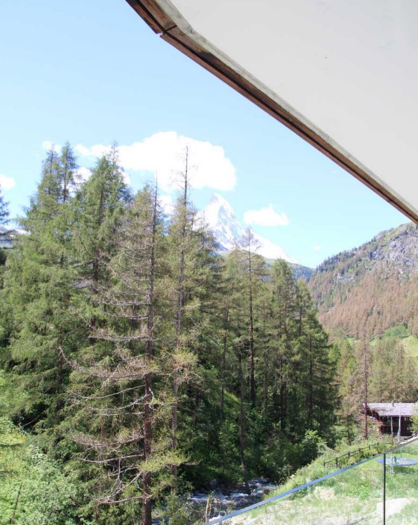 Bergblick vom Innenbereich