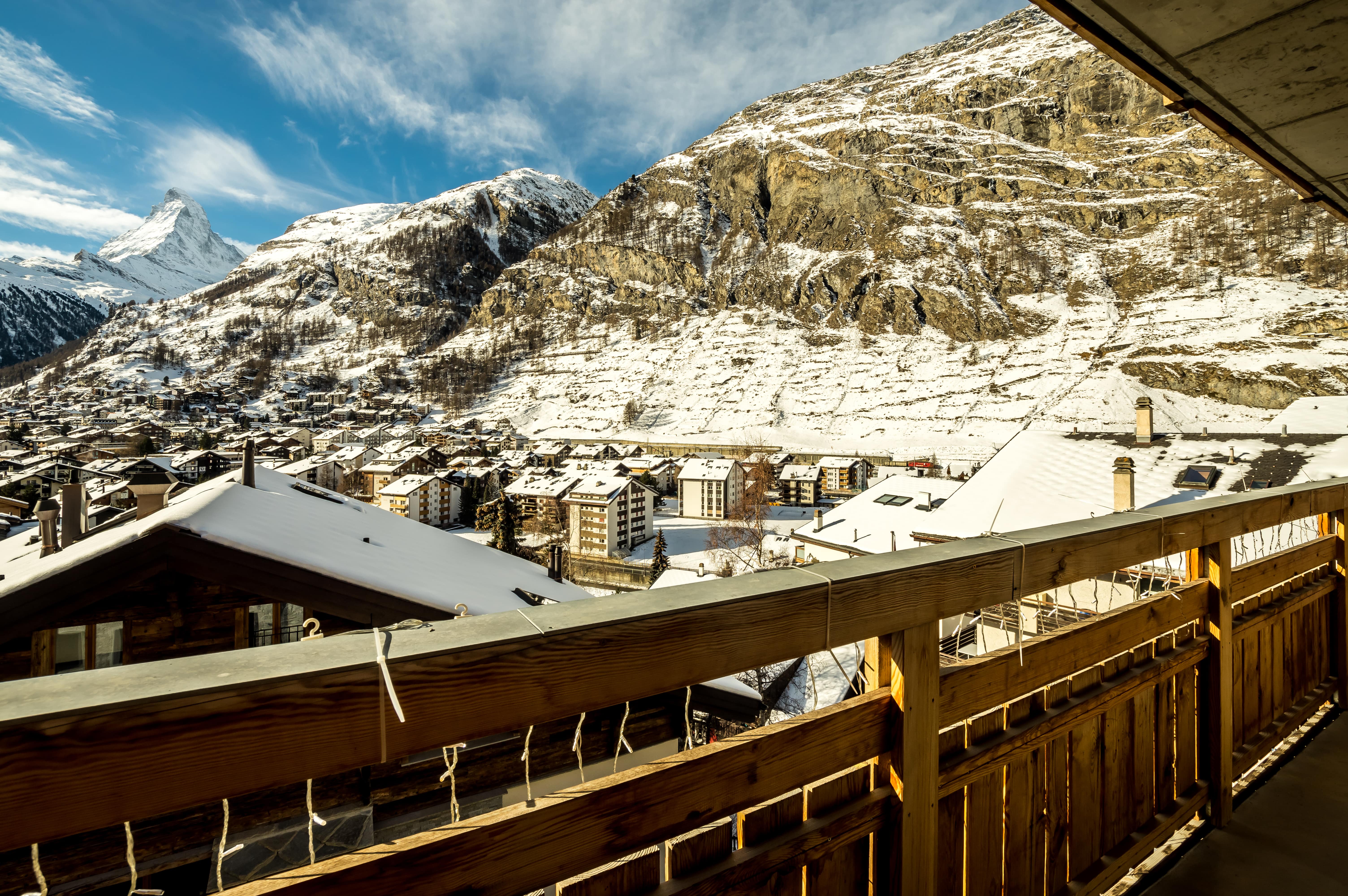 Bergblick vom Balkon