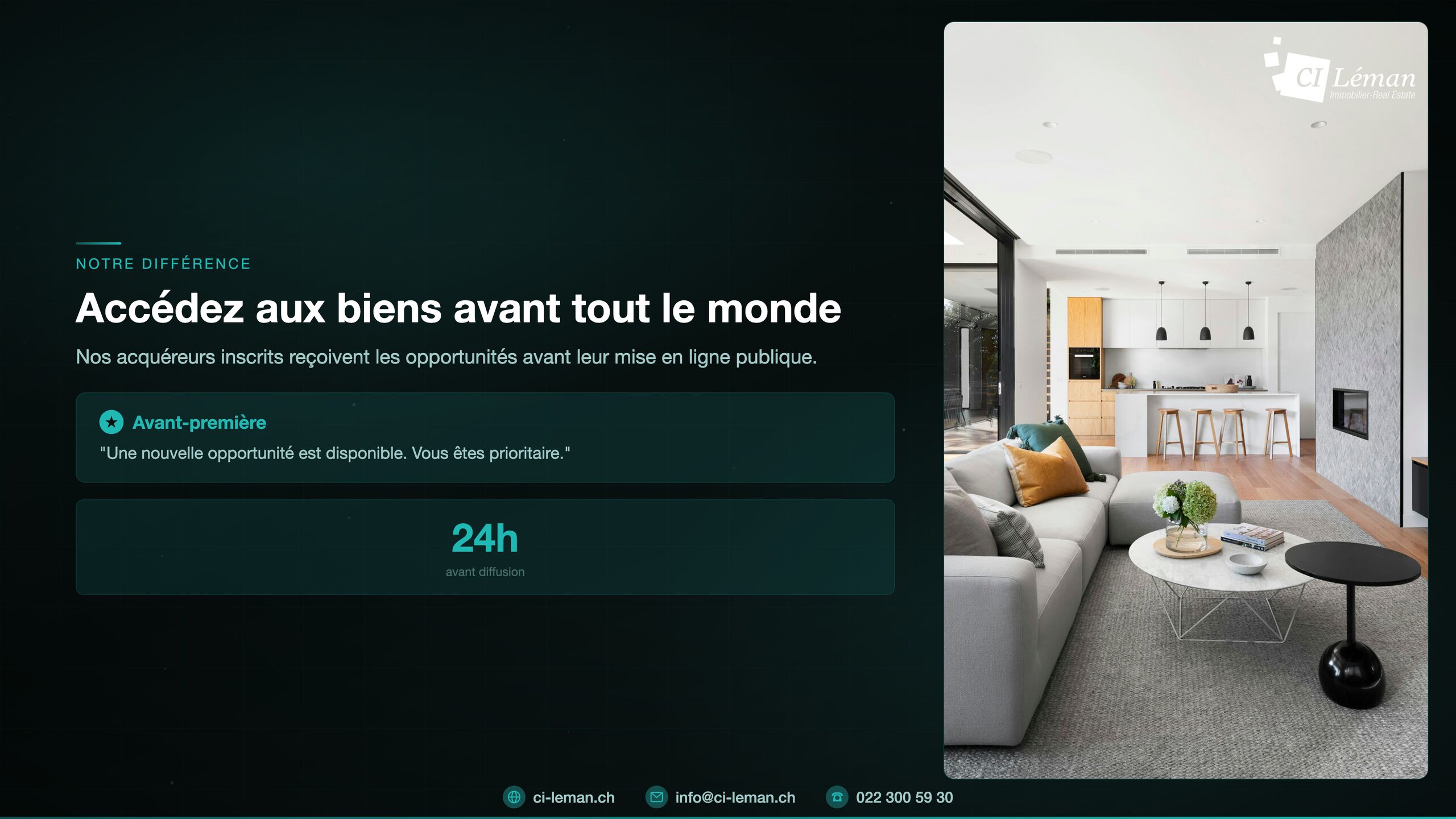 Modernes Wohn-Esszimmer mit offener Küche