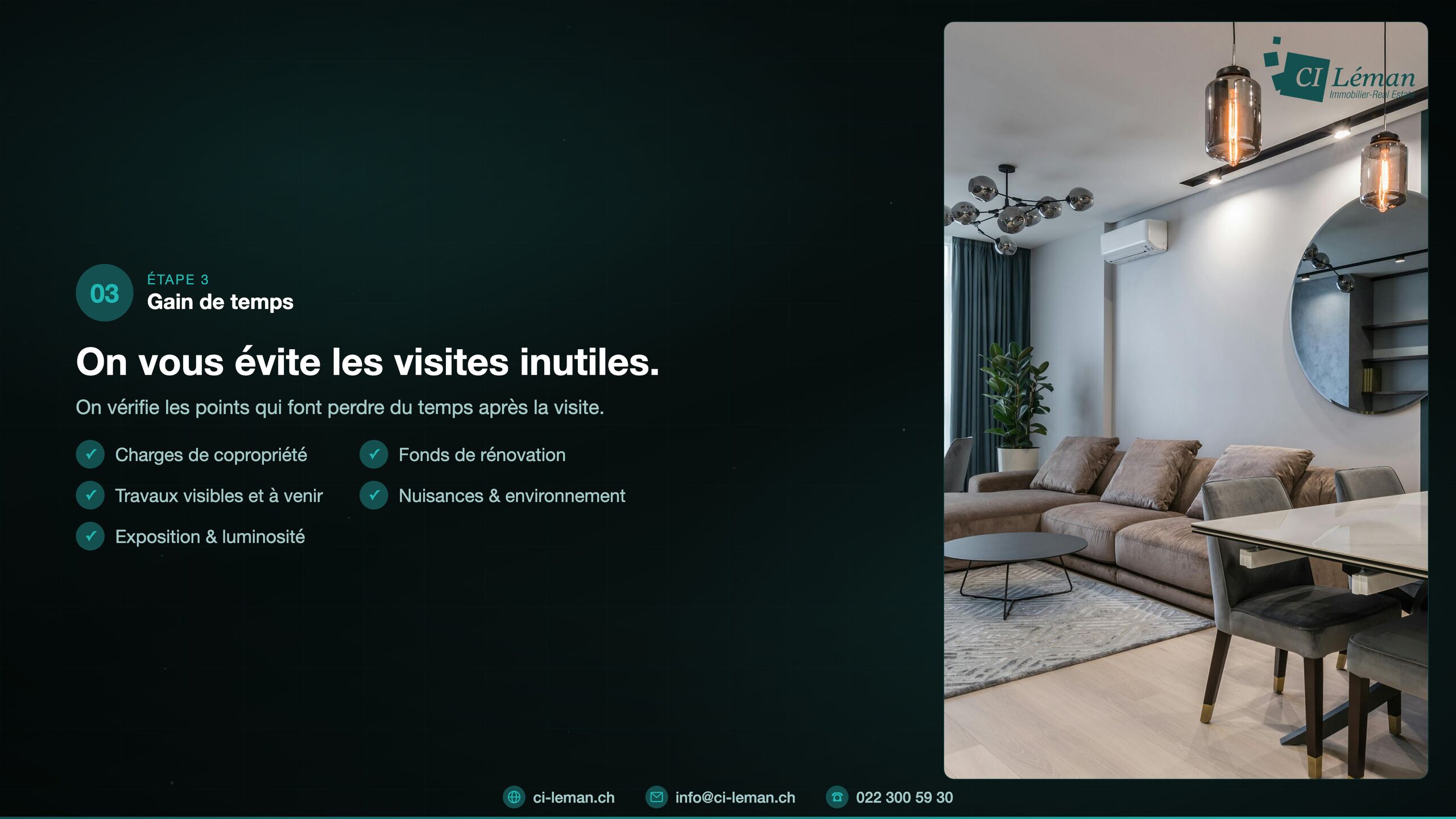 Modernes, gestyltes Wohn-Esszimmer