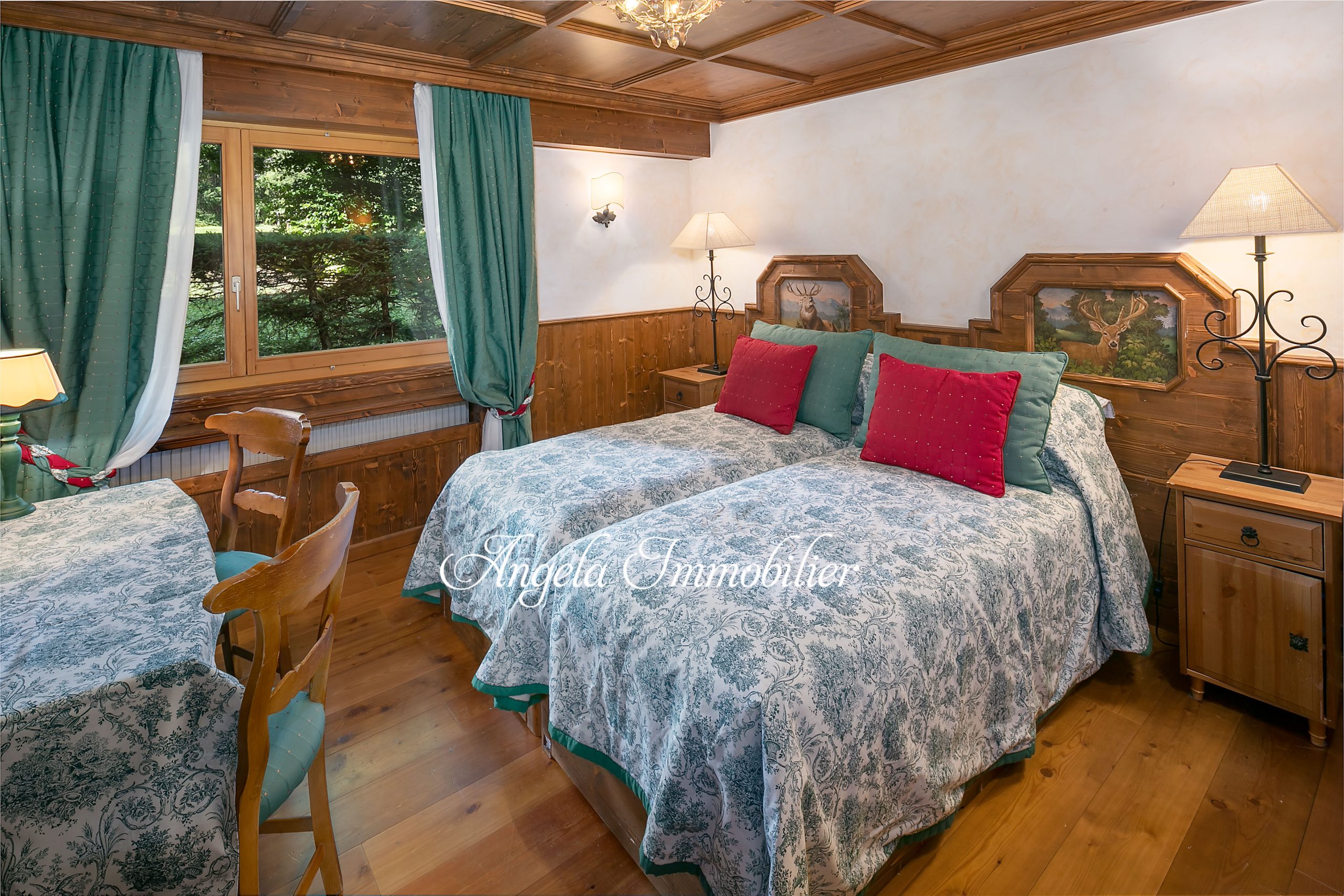 Gemütliches Schlafzimmer im Landhausstil