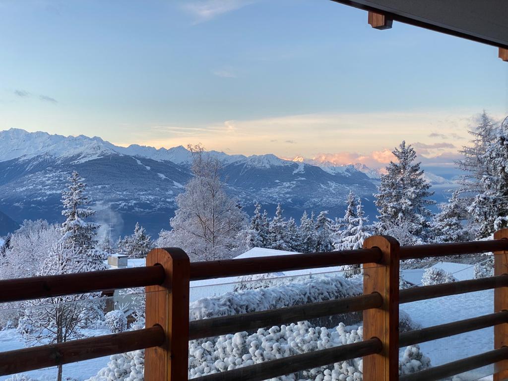 Alpenblick vom Balkon