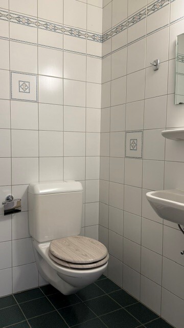 Gäste-WC mit wandhängendem WC