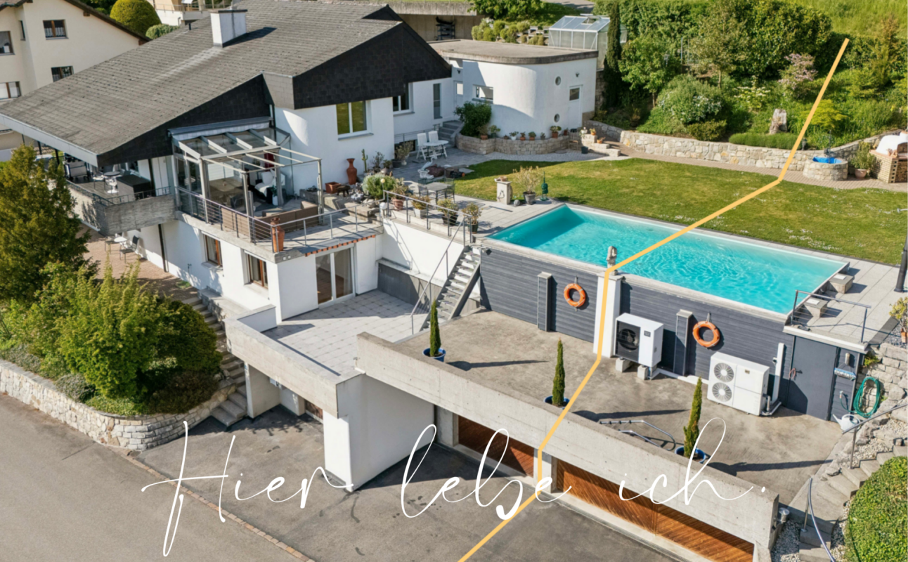 Luxuriöses Haus mit Pool und Terrassen