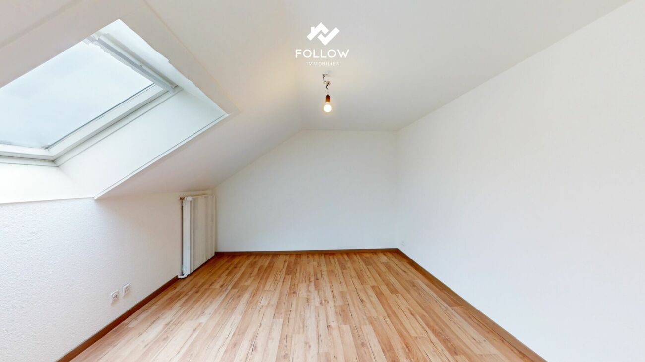 Ausgebauter Dachraum mit Dachfenster