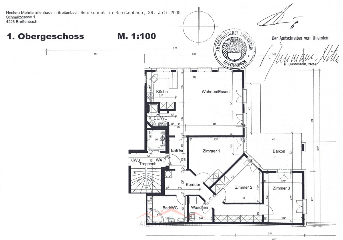 Grundriss Obergeschoss