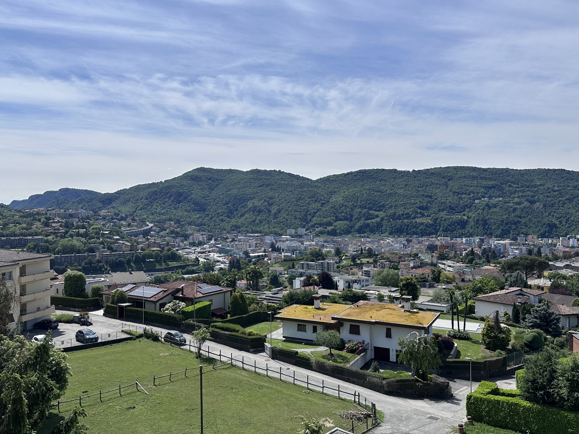 Stadt- und Bergblick