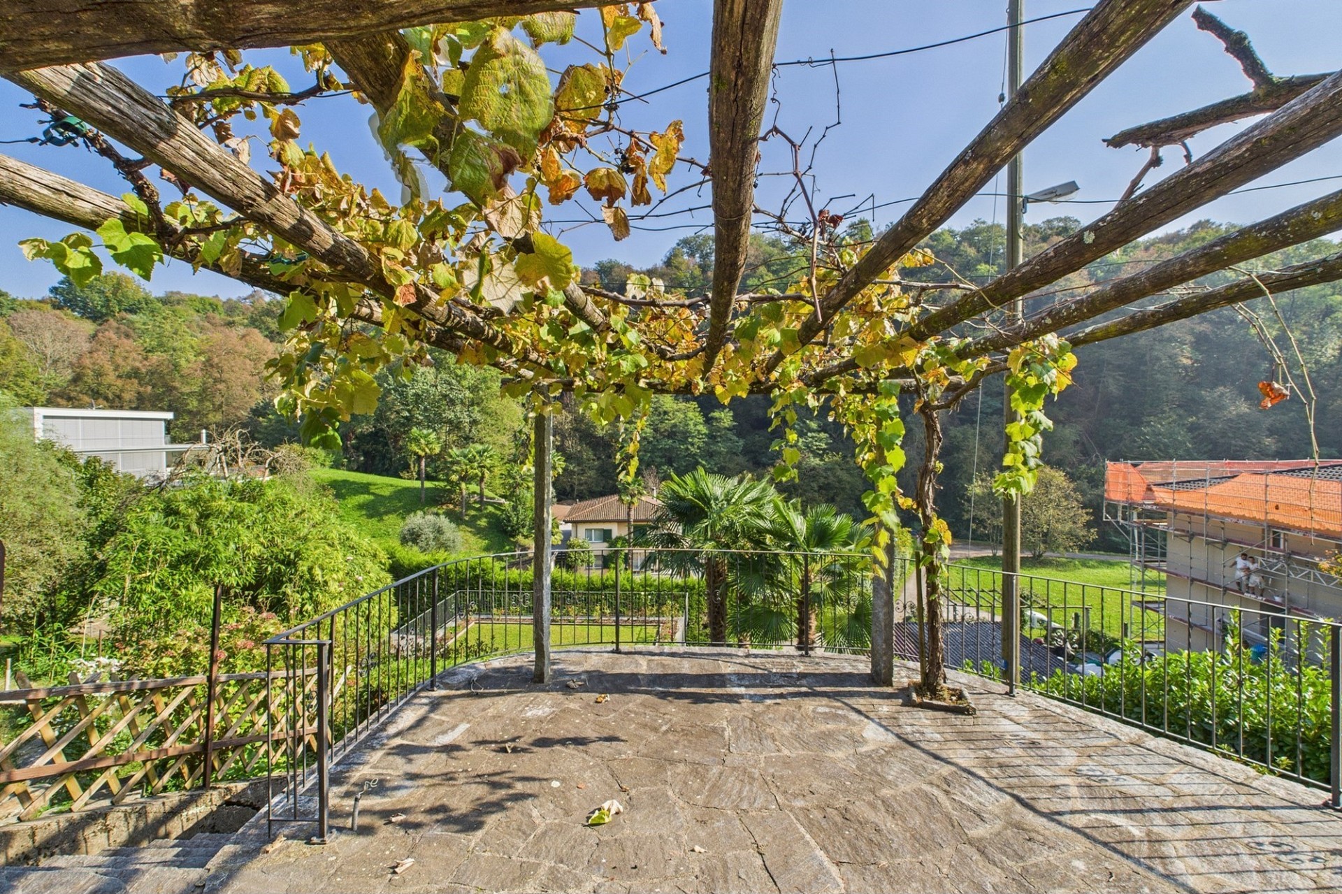 Terrassen-/Dachgarten mit Pergola