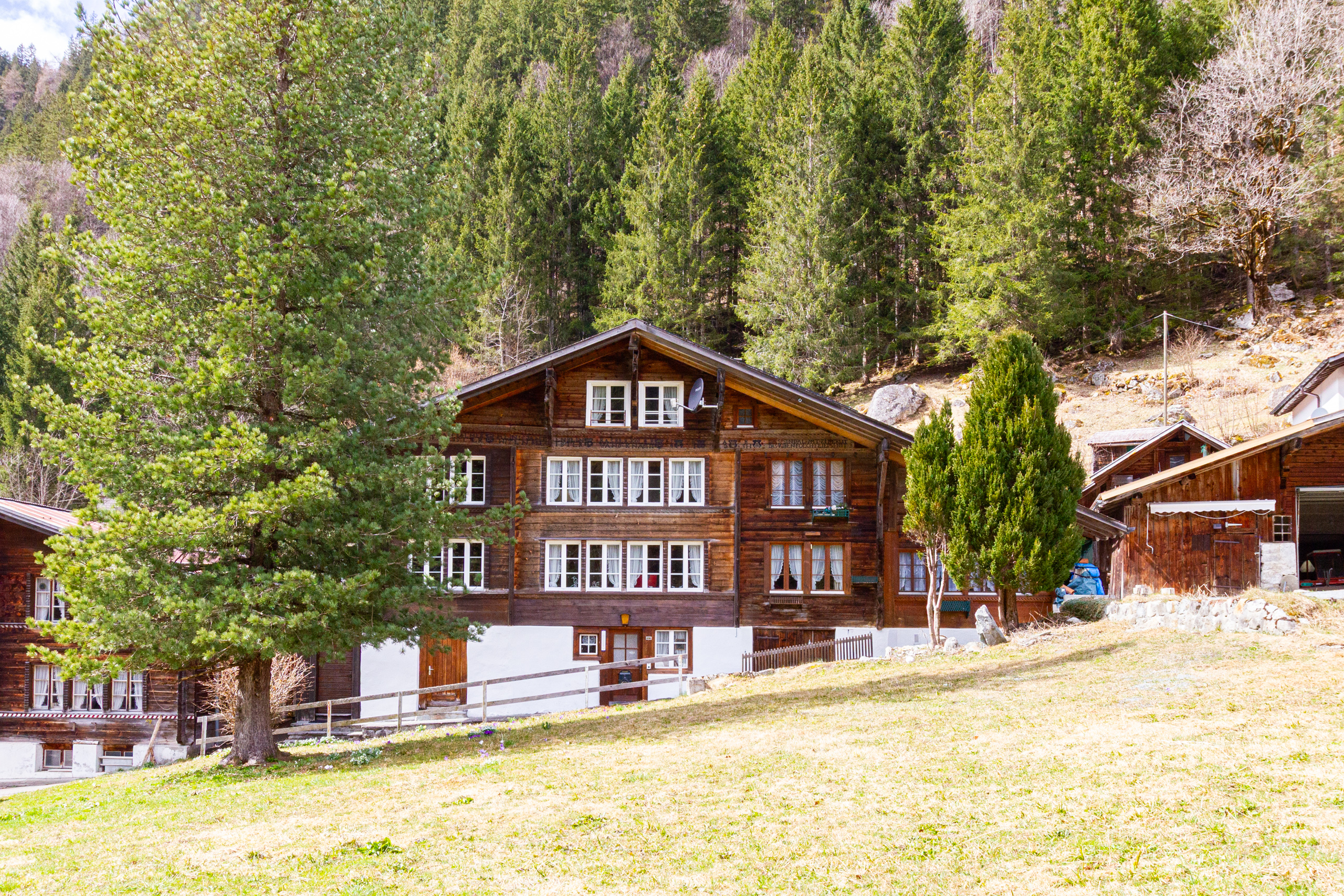 Alpen-Chalet an Waldhang