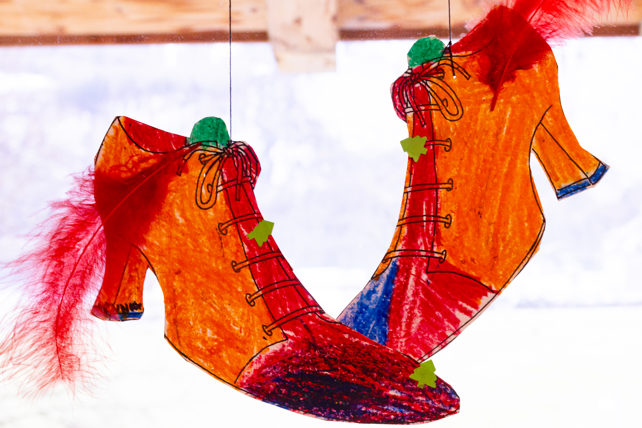 Bunte Schuh-Illustration