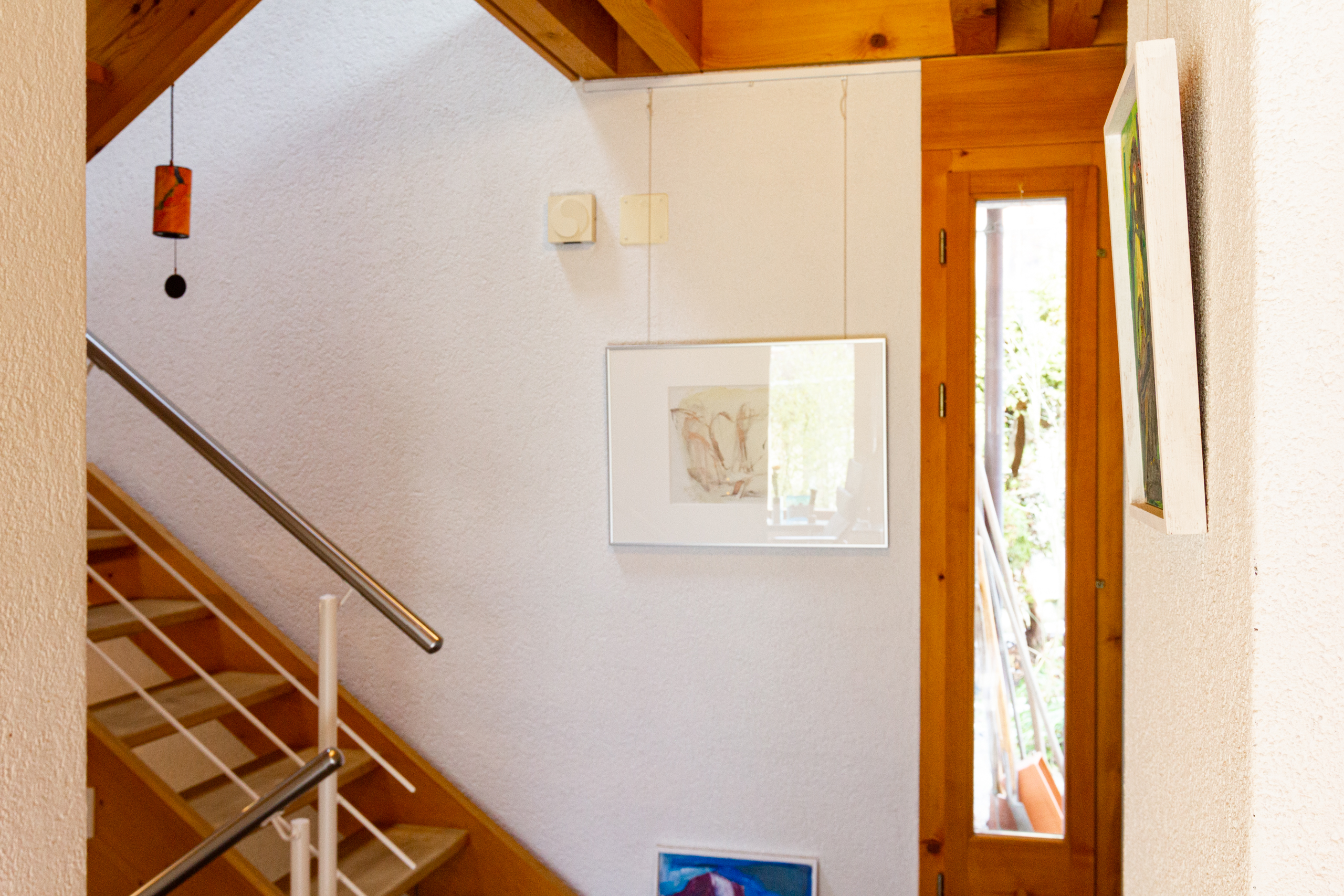 Treppenhaus mit Holzdetails