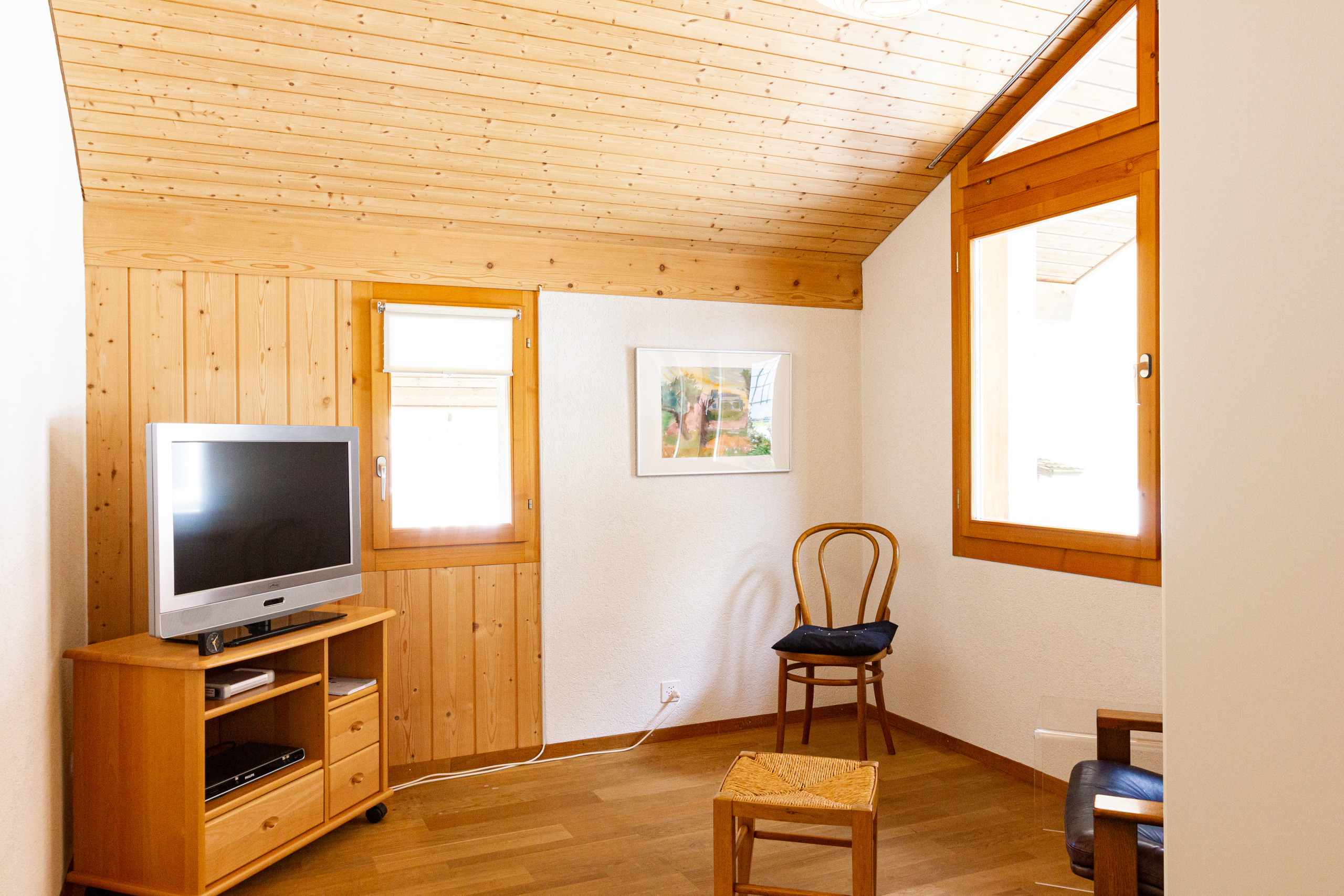 Heller Dachraum mit Holzausbau