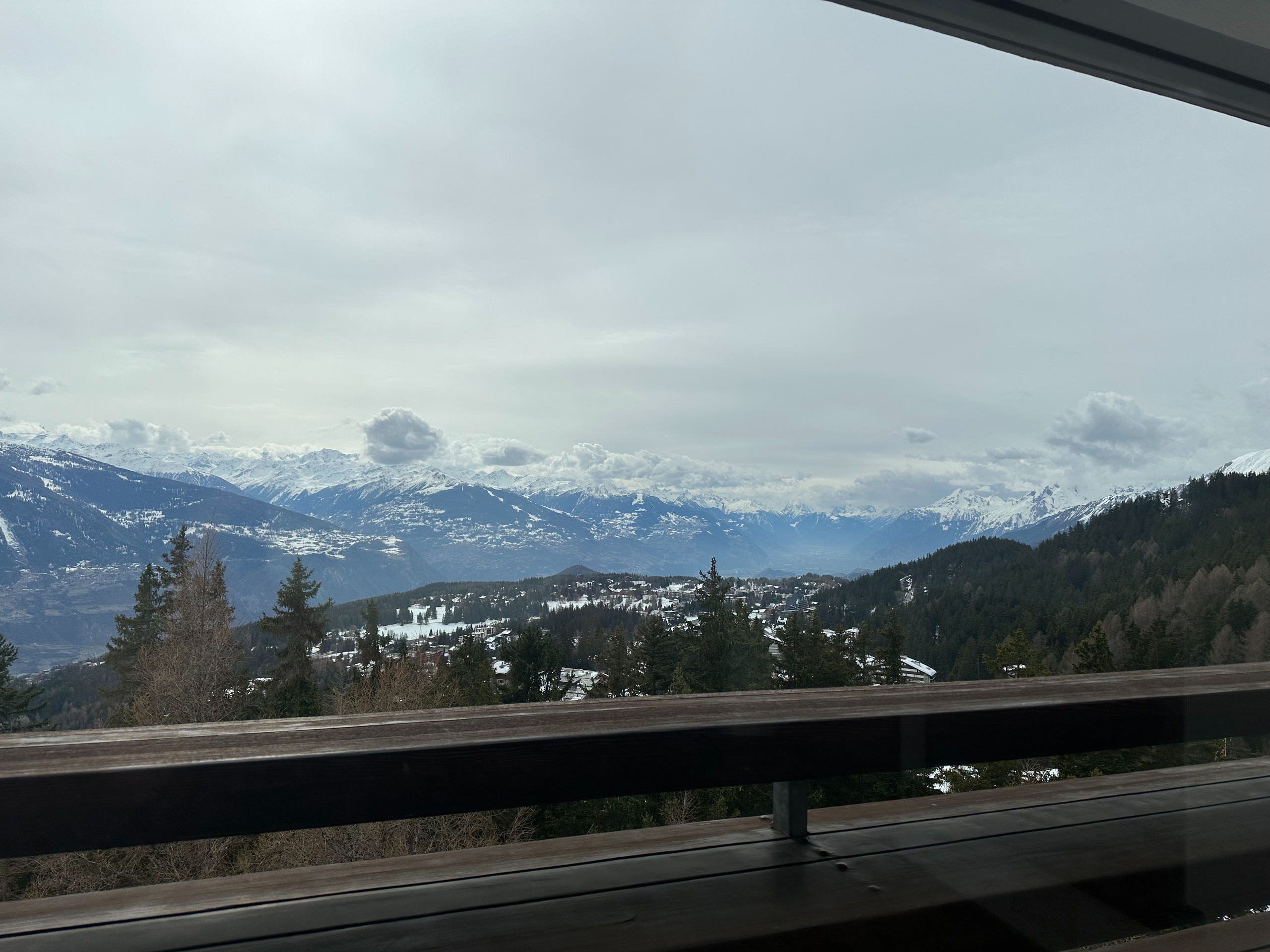 Bergpanorama vom Balkon