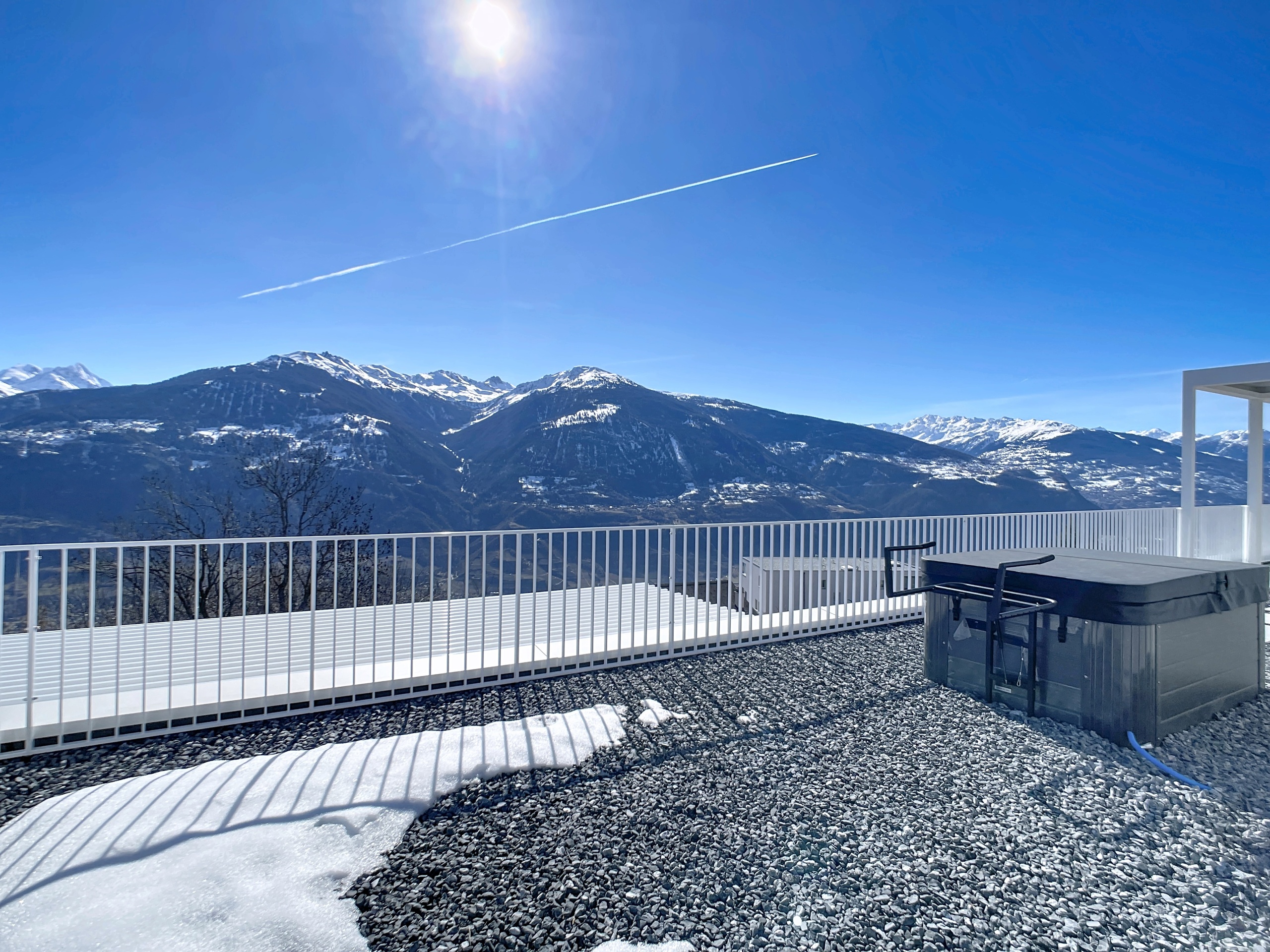 Bergterrasse mit Panoramablick