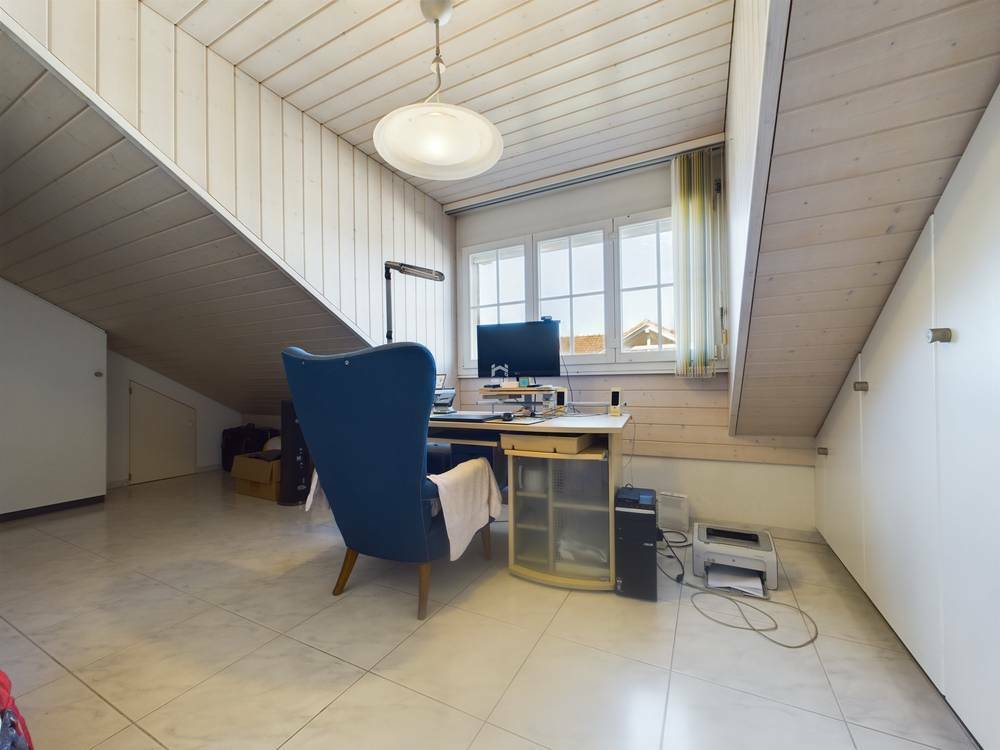 Arbeitszimmer im Dachgeschoss