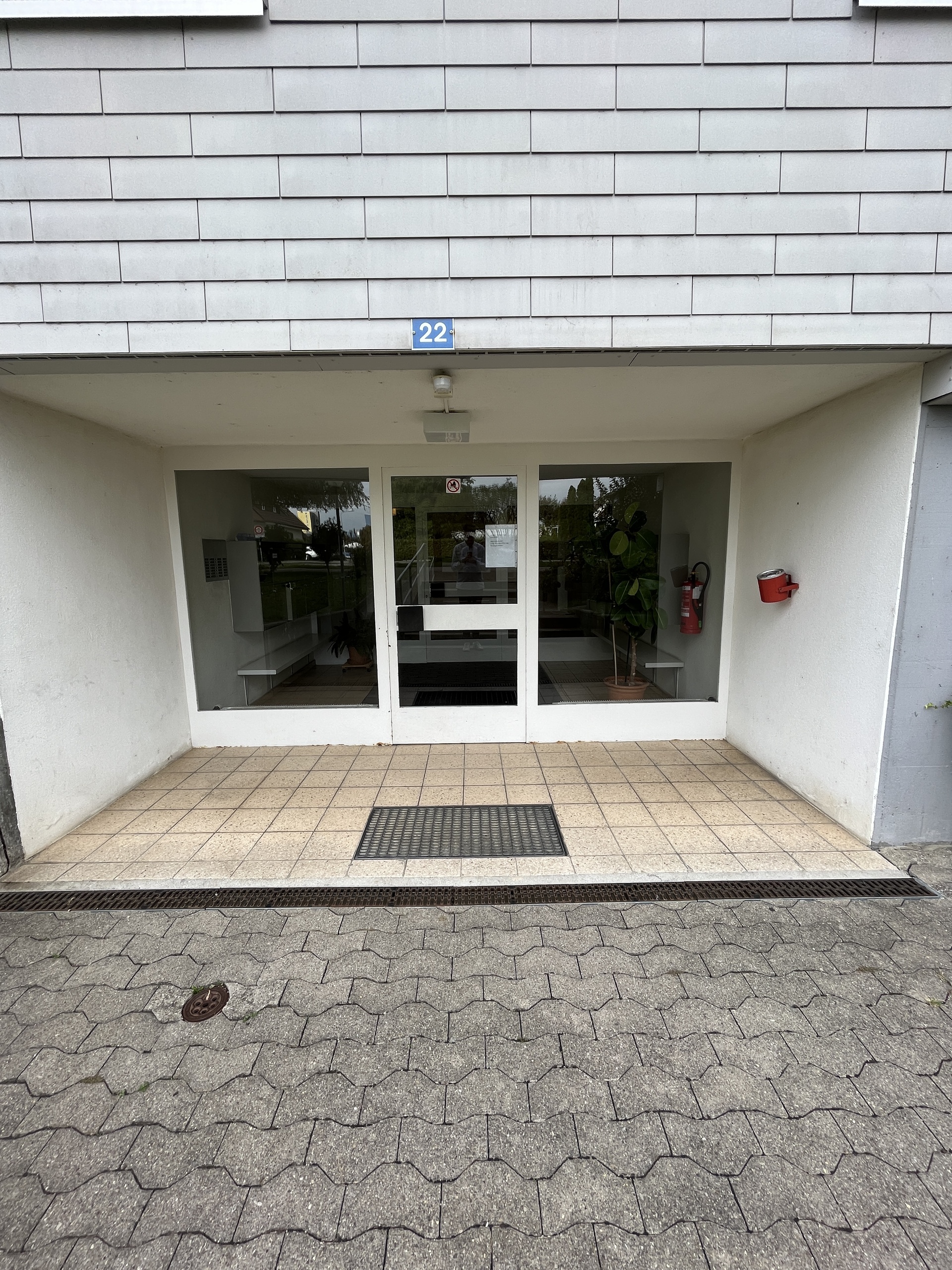 Eingangsbereich eines Gebäudes