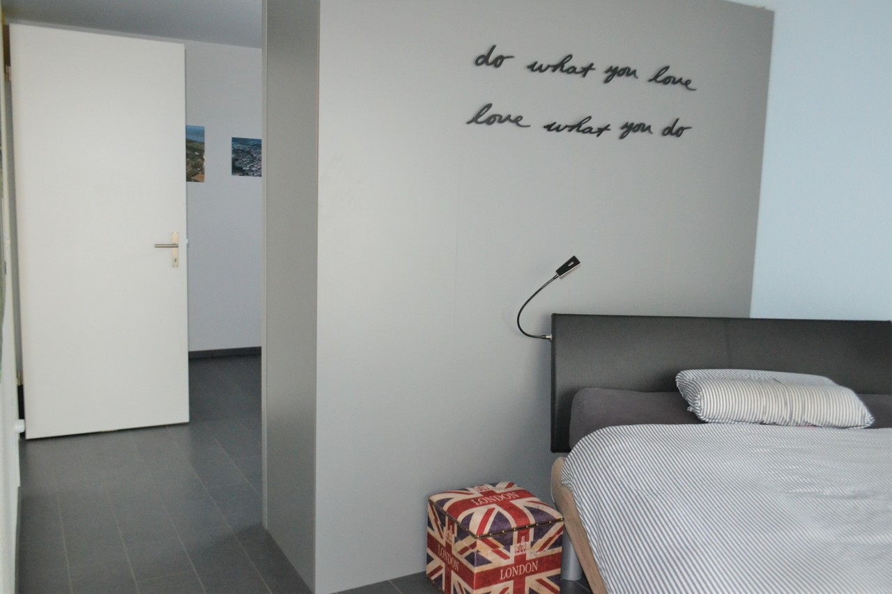 Schlafzimmer mit Flurzugang