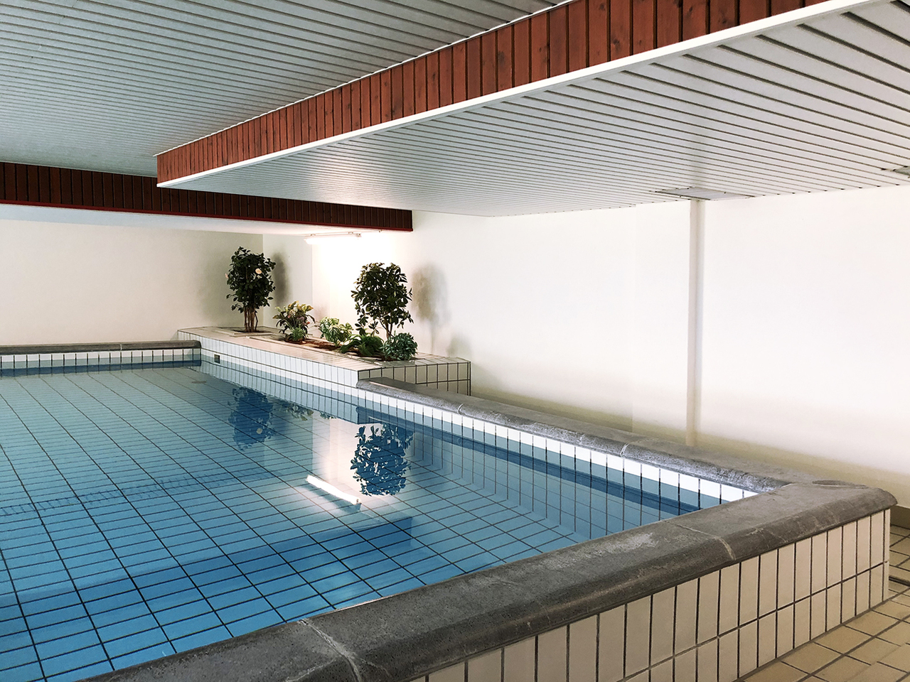 Innenpool in einem großzügigen Innenraum