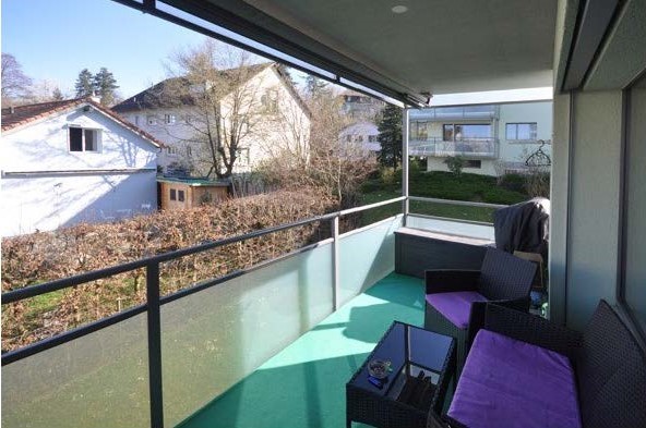 Balkon mit Sitzbereich