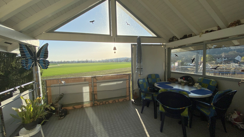 Wintergarten mit Panoramablick