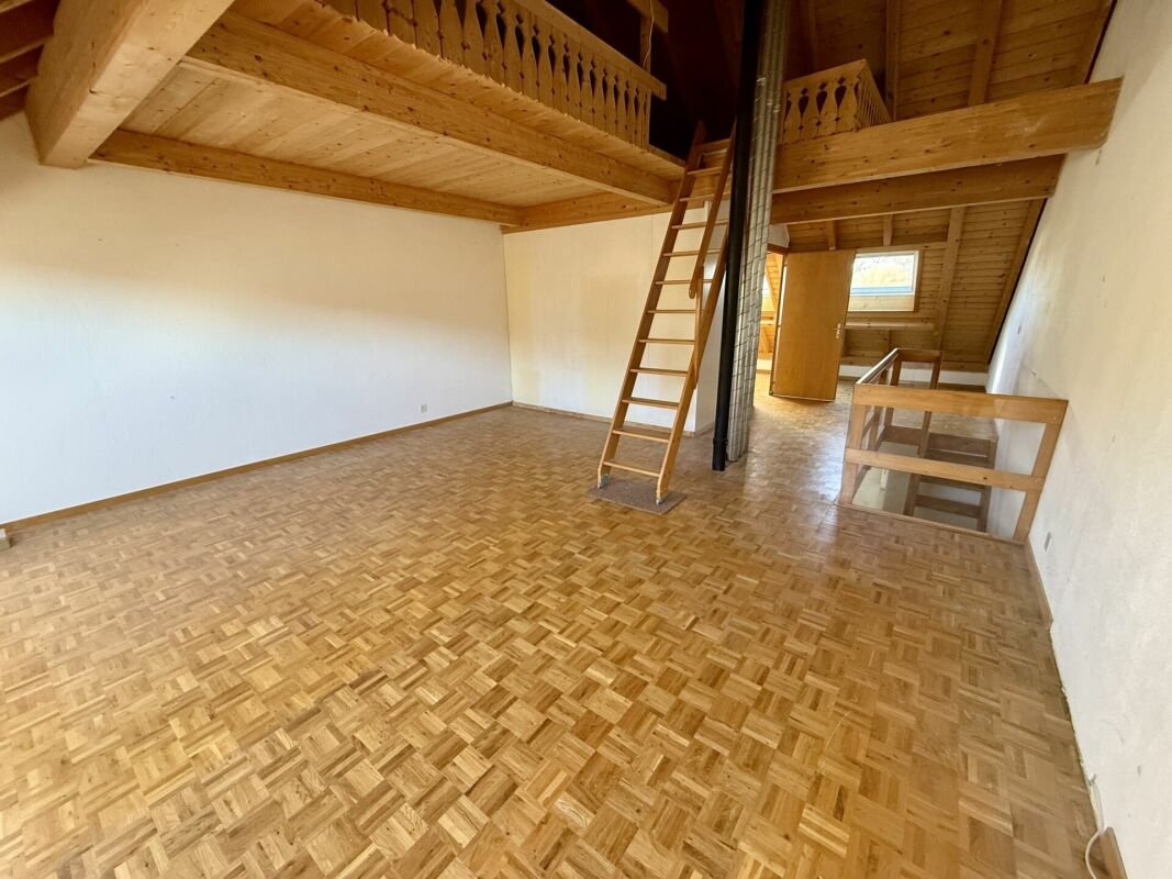 Mansardenzimmer mit Galerie