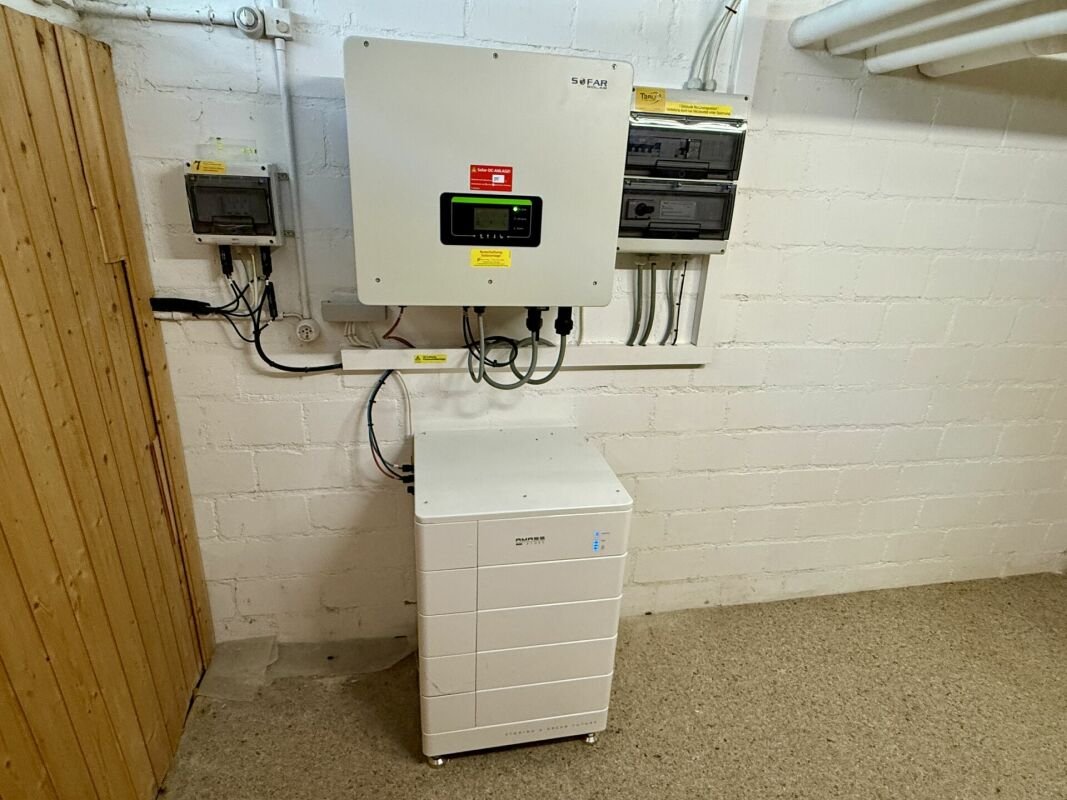Technikraum mit Elektro- und Energietechnik