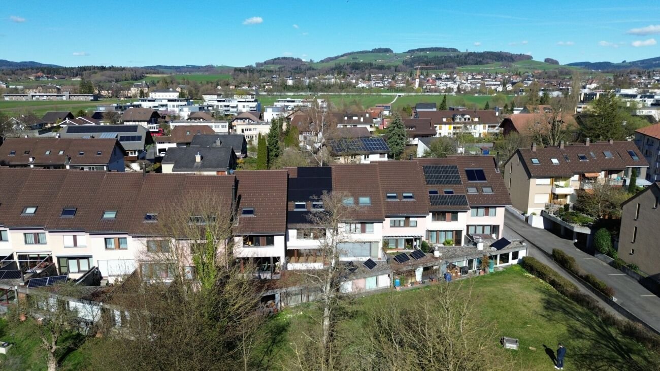 Wohnsiedlung aus der Luft