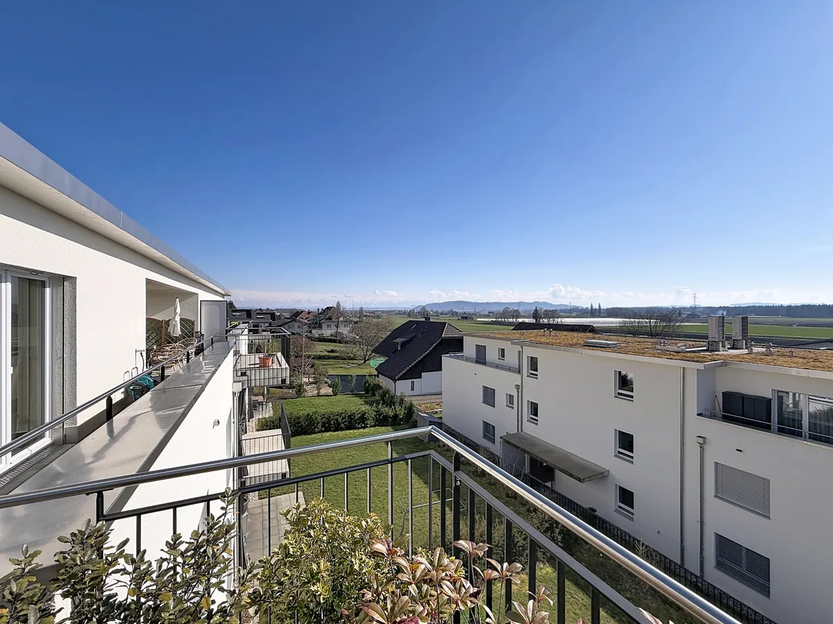 Balkon mit weiter Aussicht